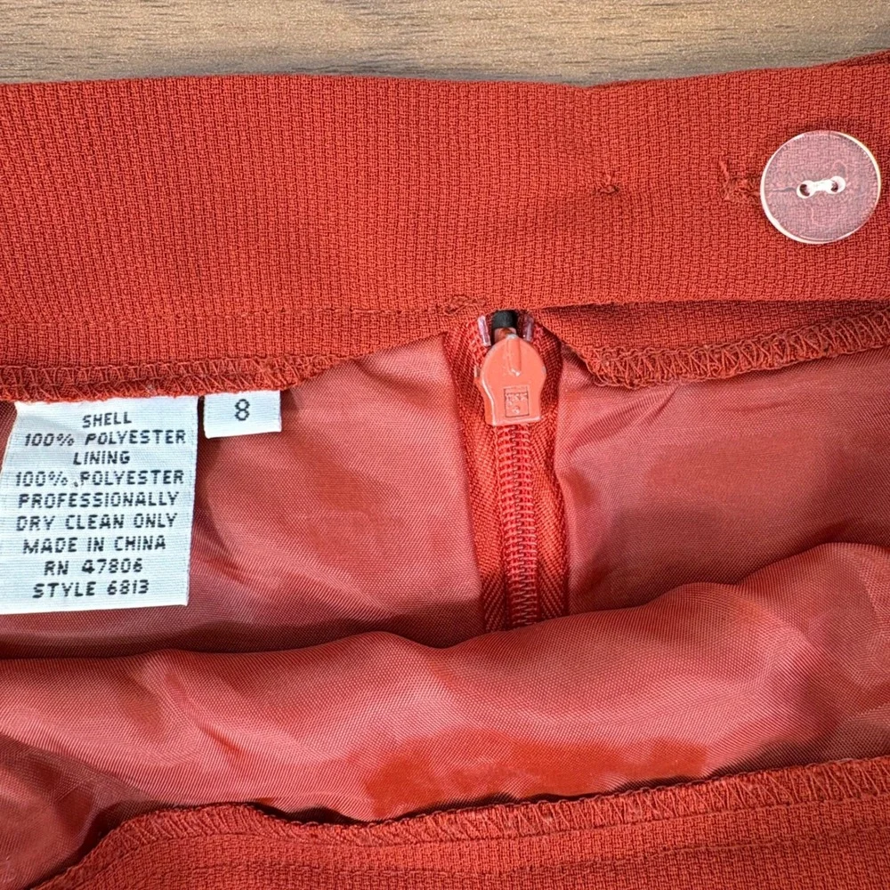 Oleg Cassini vibrant burnt